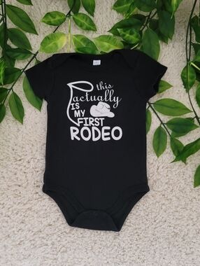 Baby Boy 1st Rodeo Onesie (3-6 Months)